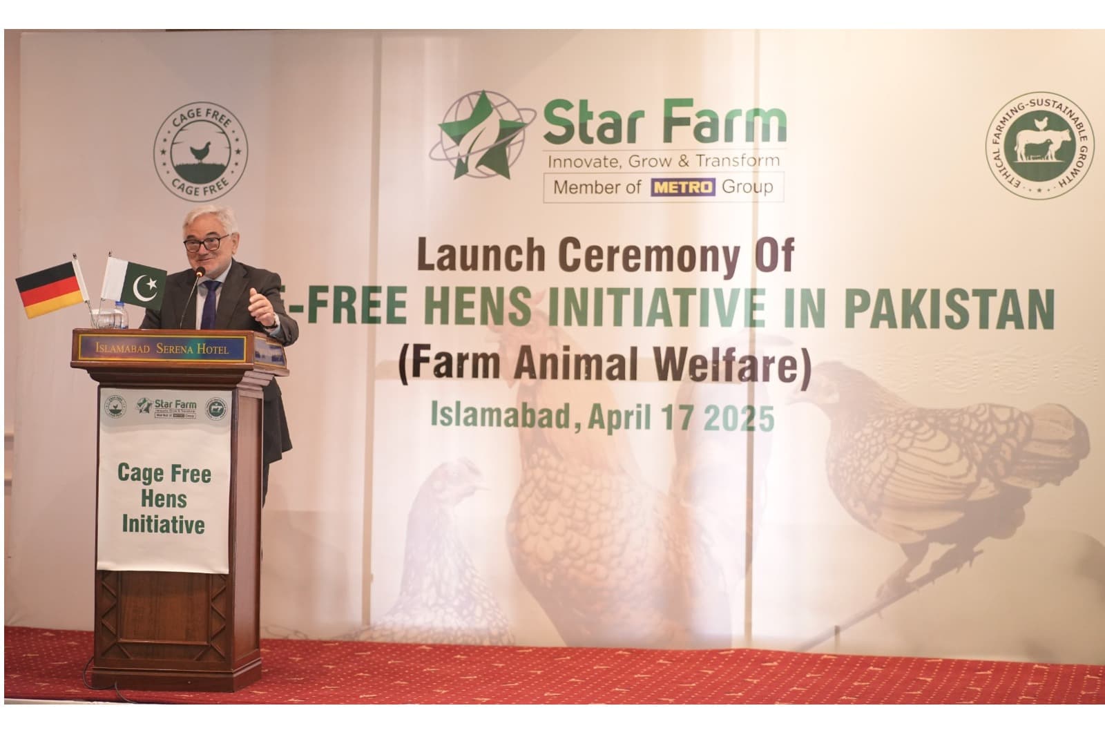 Launch of Pakistan's first Cage-Free Hens Initiative - A Proud Milestone for Star Farm Pakistan!