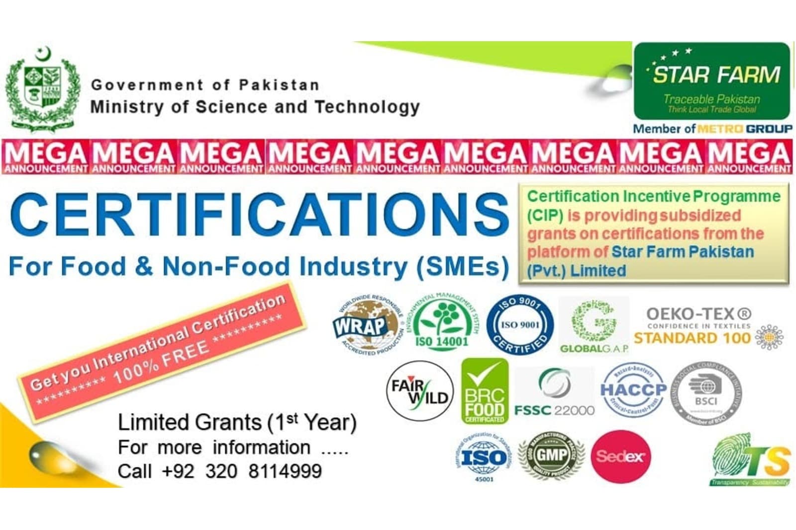 Certification Incentive Programme